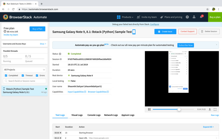 Cloud-basierte Testplattform